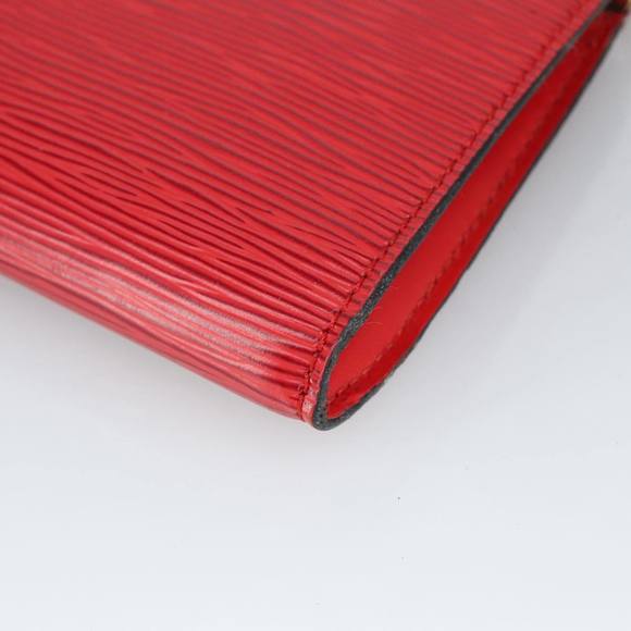 LOUIS VUITTON Epi Pochette Accessoires Accessory Pouch Red M52987 Auth bs19522 - Picture 15 of 16